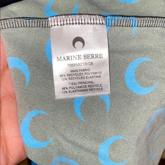 Marine Serre Moon Top Blue (Large) - Picture 5 of 6